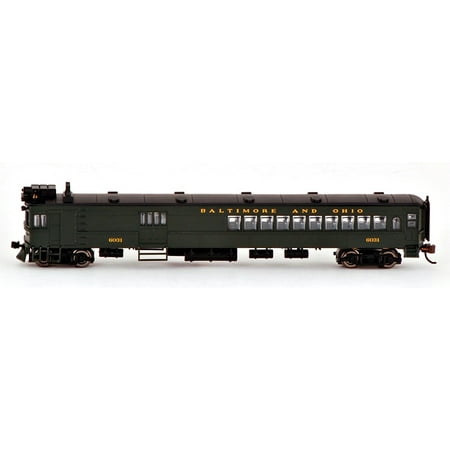 Bachmann N Scale Train Emc Gas Electric Doodlebug W/Trailer Coach Diesel Loco DCC Equipped B & O 81466