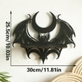 thumbnail image 3 of Konghyp Halloween Wooden Hollow Bats Wall Shelf, Unique Home Decor, Versatile Storage Solution, Perfect for Holiday Display, Decorative Wall Organizer, 3 of 6