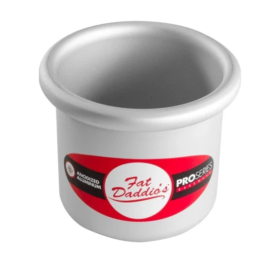 Fat Daddio'S Anodized Mini Aluminum Cake Pan Professional 3 X 3