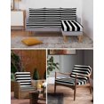 thumbnail image 6 of Black Striped Couch Cushion Covers Stretch, Washable Sofa Seat Covers Individual Seat Cushion Sofa Slipcovers Modern Simple Monochrome Geometric White Couch Cover Furniture Protector M-1PCS, 6 of 7
