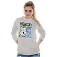 thumbnail image 2 of Funny Monday Got Me Like Popeye Mood Unisex Plus Size Long Sleeve Shirt Brisco Brands 3X, 2 of 3