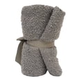 thumbnail image 2 of Frazada Home Trends 1 Pieza Diseño de Borrego Liso Gris, 2 of 4