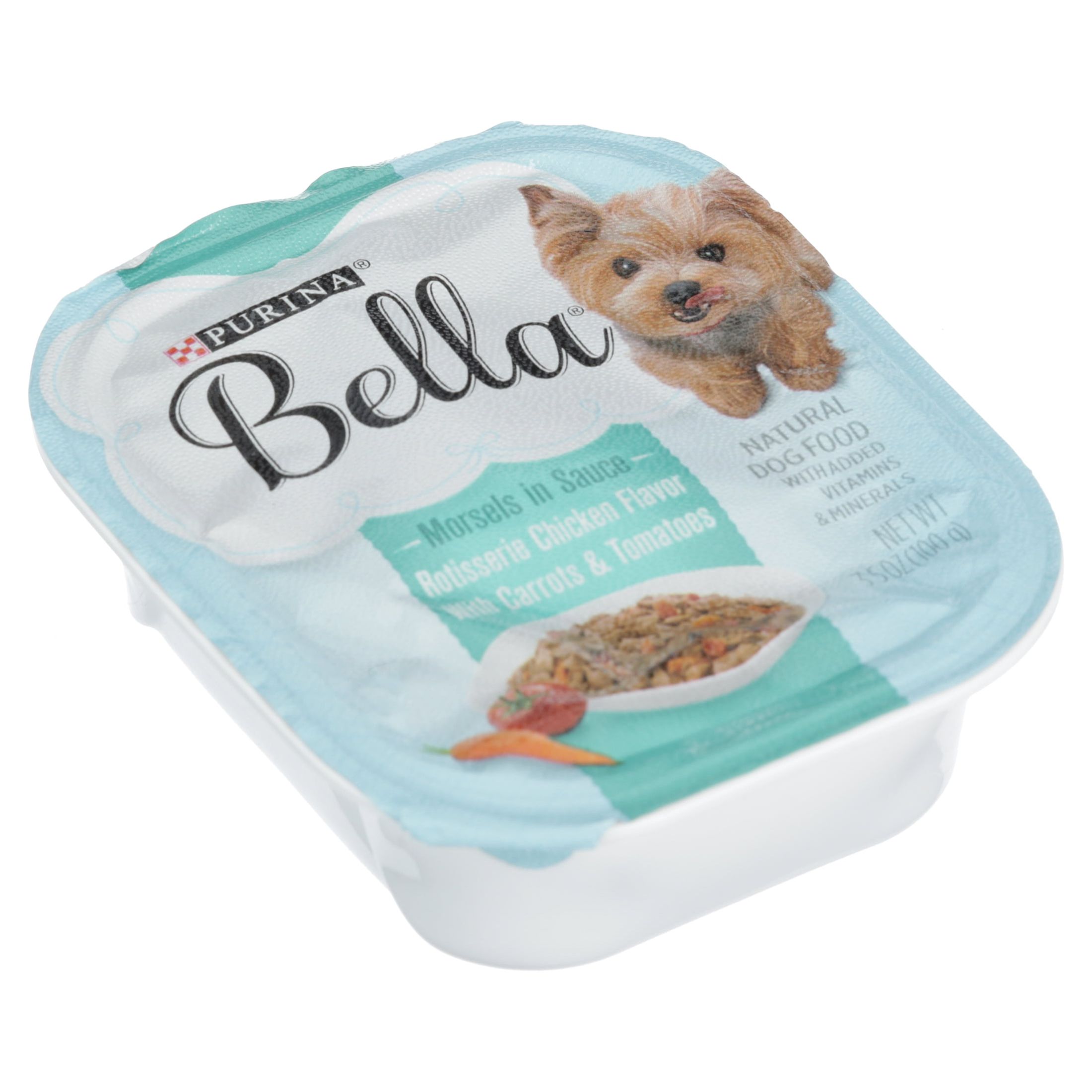 Purina Bella Natural Small Breed Wet Dog Food Morsels in Sauce