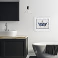 thumbnail image 2 of Vintage Chinoiserie Bathtub White Framed Print Under Glass, design by Lettered and Lined, 2 of 10
