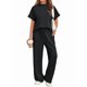 thumbnail image 3 of Traje Deportivo Informal de Dos Piezas para Mujer, Ropa Deportiva de Viaje, Corta y Pierna . Traje Negro XL, 3 of 7