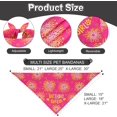 thumbnail image 3 of Dog Birthday Bandana Girl Pink Large 1PCS, Durable Triangle Reversible Scarf Bibs Handkerchief for Puppy Pet, 3 of 5