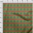 thumbnail image 2 of oneOone Georgette Viscose Fabric Leaves & Lotus Block Print Sewing Fabric BTY 42 Inch Wide, 2 of 4
