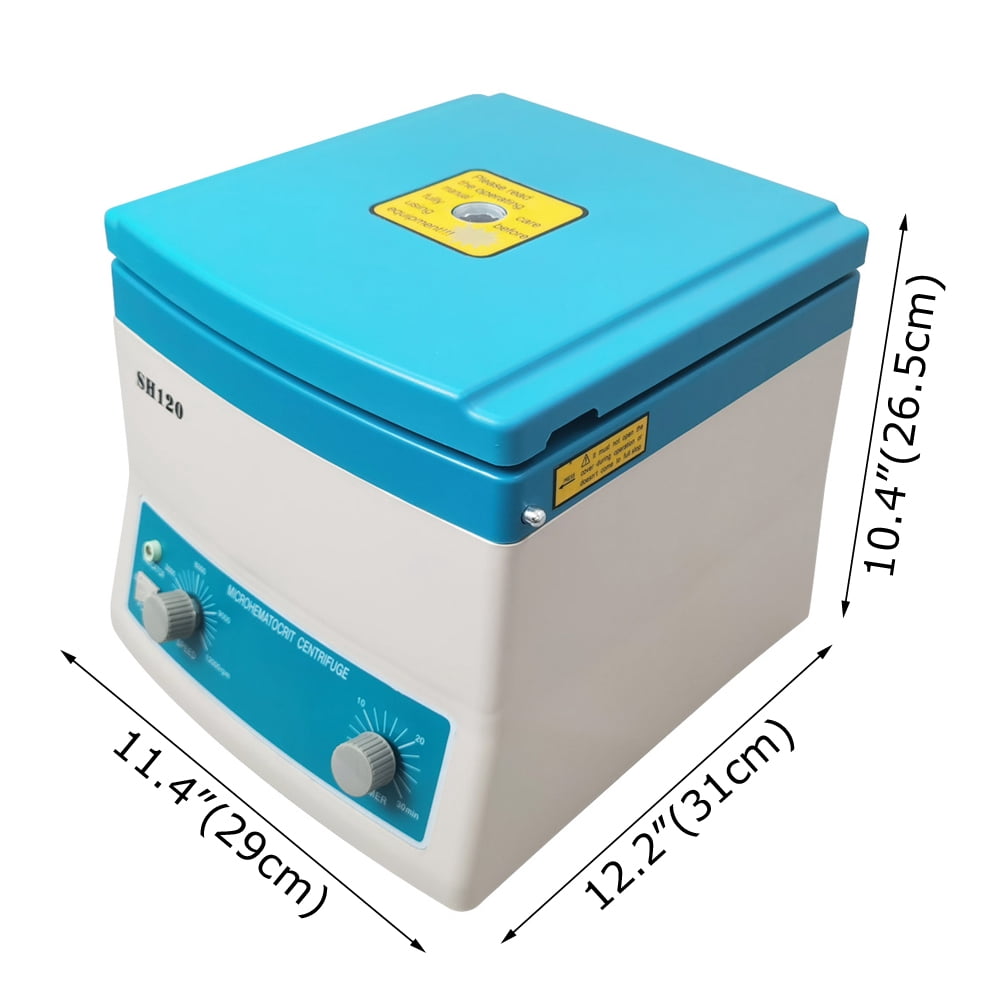 Techtongda SH-120 Microhematocrit Electric Medical Lab Centrifuge Hematocrit Centrifuge