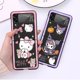 thumbnail image 4 of Funda de dibujos animados para Samsung Galaxy Z Flip 3 4 5G, carcasa de PC dura negra, carcasa de teléfono Z flip4 de lujo, Hello Kitty Kuromi My Melody Coque, 4 of 5