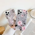 thumbnail image 2 of Compatible with iPhone 13 Pro Case Slim Marble Pattern Pretty Cute Case for Women Girls Soft Flexible Case for iPhone 13 Pro 6.1 (Gray, iPhone 13 Pro), 2 of 15
