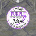 thumbnail image 4 of Inktastic I Wear Purple for My Mom Lupus Awareness Boys or Girls Baby Bodysuit, 4 of 5