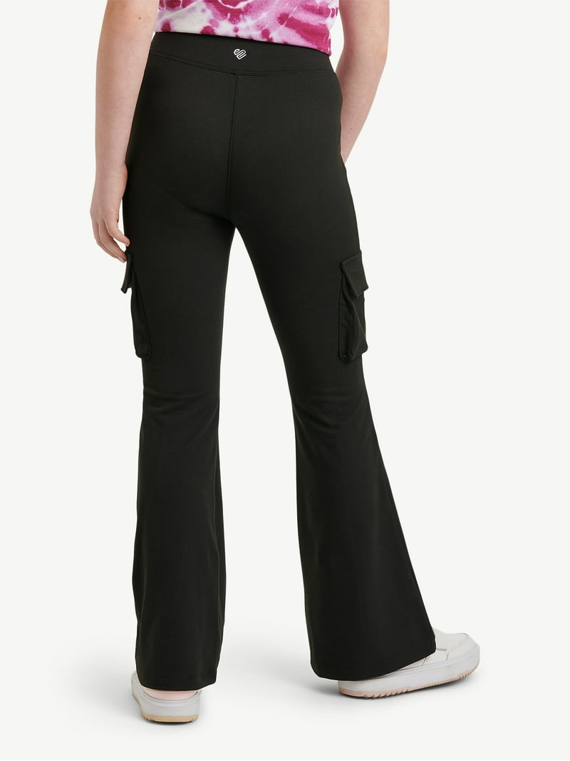 Justice Girls Cargo Flare Pants XS-XLP, Stretchy Athletic