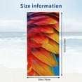thumbnail image 3 of PHYHOO Beach Towel Sand Free Quick Dry Towel Microfiber Oversized Feather Travel Towel Absorbent Bath Towel Compact Towel Blanket for Women Men Camping Swim Sports 30x60in, 3 of 8