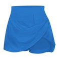 thumbnail image 4 of Sevevn Women's Summer Pleated Tennis Skirts Athletic Stretchy Short Yoga Fake Two Piece Trouser Skirt Shorts, 4 of 5