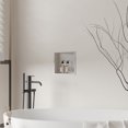 thumbnail image 4 of ‌12x12 Inch Stainless Steel Shower Niche, Waterproof & Rustproof Recessed Bathroom Shelf, No Tile Needed, Space Saving Wall Mount Organizer for Small Spaces Apartments, Silver, 4 of 8