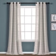 thumbnail image 1 of Lush Decor, Paire de Rideaux de Fenêtre Texturés Grommet Gris, 84 "x 38", 1 of 5