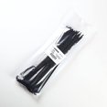 thumbnail image 2 of 100 Pcs 11" Inch UV Resistant Nylon Cable Zip Wire Ties 40 lbs Black, 2 of 3