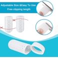 thumbnail image 3 of BRILLAR Protectores de dedos de gel suave y transpirable (12 piezas) - Blanco, tapones para los dedos del pie para el dedo gordo, alivio del dolor y tubos de cojín de fricción, 3 of 5