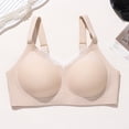 thumbnail image 2 of Stamzod Women's Plus Size Jelly Bra Push Up Seamless Bra No Underwire Wireless Supportive Bras for Women, 2 of 9