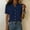 Dark Blue women button down shirt a1, variant on SSZMDLB Women Collared Short Sleeve Button Down Shirts Lightweight Cotton Blouse Casual Basic Tops Summer Office Work Party Outfits, Dark Blue S