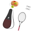 thumbnail image 3 of DYNWAVECA Tennis Racket Set with Balls Recreational with Carrying Bag Practice Kit Tennis Training Equipment for Indoor Stadium 1 Tennis Racket, 3 of 8
