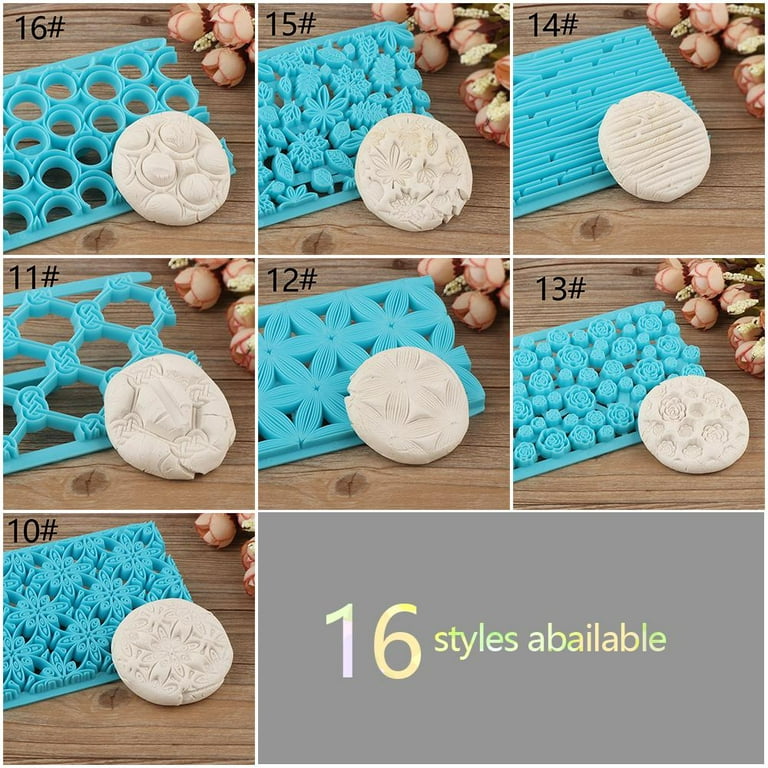 Fondant Cake Embosser Flower Quilt Mold Cookie Cutter Embossing