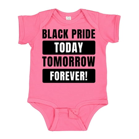 

Inktastic Black History Month Black Pride Today Tomorrow Forever Gift Baby Boy or Baby Girl Bodysuit