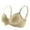 Beige, variant on QASIEATN Bras for Small Breast Women Wireless Full Coverage Plunge Bras Women's Underwear