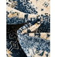 thumbnail image 3 of Unique Loom Utopia Collection Area Rug - Larissa (8' Round Dark Blue/Gold), 3 of 6