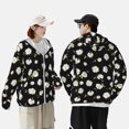 thumbnail image 3 of KLL Daisies Flowers Print Men's Women’s UPF 50+ Sun Protection Outdoor Hoodie Jacket Long Sleeve Fishing Hiking Performance Shirt-Large, 3 of 6