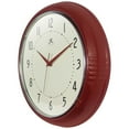 thumbnail image 5 of Infinity Instruments Retro Round Red Wall Clock, 15", 5 of 7