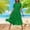 *B-Green, variant on ClodeEU Women's Short Sleeve Crew Neck Tiered Midi Dress,Solid Color Flowy A-Line Casual Summer Dress Army Green,Women's Plus L
