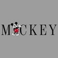 thumbnail image 2 of Boy's Mickey & Friends Mickey Mouse Minimalist Name  Pull Over Hoodie Athletic Heather Medium, 2 of 4