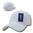 thumbnail image 2 of Decky 206 6 Panel Low Profile Structured Acrylic/Polyester Cap-White, 2 of 3