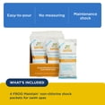 thumbnail image 3 of FROG Maintain for Swim Spas - Non-Chlorine Shock for use with Swim Spa FROG @Ease Floating System - Single Dose Packets for Easy Swim Spa Maintenance & Treatment - 4 Pack, 3 of 8