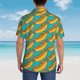 thumbnail image 4 of Fotbe Hot Dogs 8 Camisa Hawaiana para Hombre Unisex – Camisa Casual de Verano con Botones de Manga Corta de Algodón y Lino,Medium, 4 of 7