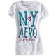 thumbnail image 1 of Aeropostale Aero New York - Camiseta gráfica para mujer, color blanco, extragrande, 1 of 1