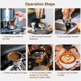 thumbnail image 4 of 2-Pack 51mm Stainless Steel Non-Pressurized Espresso Coffee Filter Basket Set, 4 of 5