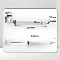 Hometravel Adjustable Pneumatic Door Closer, Self-Closing Mechanism for Screen Doors, Smooth Control for Home Office