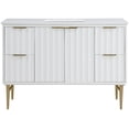 thumbnail image 4 of Meridian Furniture Modernist White Bathroom Vanity, 4 of 14