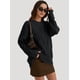 thumbnail image 5 of Suéteres de Cuello Redondo de Punto Extragrandes para Mujer Negro XXL, 5 of 8
