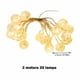 thumbnail image 3 of Lámparas de cadena de perlas, luces decorativas deNavidad, cadena de 3.20m, luces incandescentes, luces para exteriores, luces para interiores, cadena ajustable, resistente al clima, para, 3 of 7