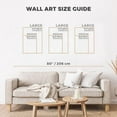 thumbnail image 7 of Modern Wooden Wall Sculptures - Set of 3 - Home Decor Accent - Large Wall Art for Living Room, Bedroom, Office - Easy Installation (Oak, Medium - Mountain and Sun), 7 of 7
