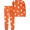 Orange, variant on Carter's Child of Mine Toddler Boys or Girls Long Sleeve Top and Pants Pajama Set, 2-Piece, Sizes 12M-5T