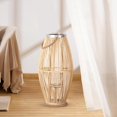 thumbnail image 3 of Rongfmy Bamboo Candle Holder Lantern Wind Lamp Rustic Decorative Hanging Candlestick for, 3 of 7