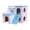 blue C, variant on Small Animal Hideout Wooden Hamster House, Small Animal Hideout with Climbing Ladder Exercise Toys Luxury Two Layers Hut for Chinchilla, Rat, Mice Pink