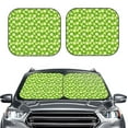 thumbnail image 2 of Balery Daisies Flowers Parasol para parabrisas de coche de 2 piezas | Parasol plegable para parabrisas delantero de coche para la mayoría de sedanes-Medium, 2 of 6