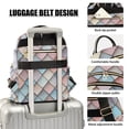 thumbnail image 3 of FORMRS Mini Backpack Purse for Women Quilted Travel Daypack Casual Shoulder Bag, Red Art Pattern, 3 of 7