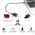 thumbnail image 3 of Luz Trasera LED inteligente Luz trasera de bicicleta USB recargable Bicicleta Luces traseras Detecci Tomshoo Luz Trasera, 3 of 7