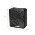 thumbnail image 4 of E188 10W Portable Digital Voice Amplifier Amp Rechargeable with Headworn Microphone LINE Input for Tour Guides Teachers Presentations Market Promotion, 4 of 7
